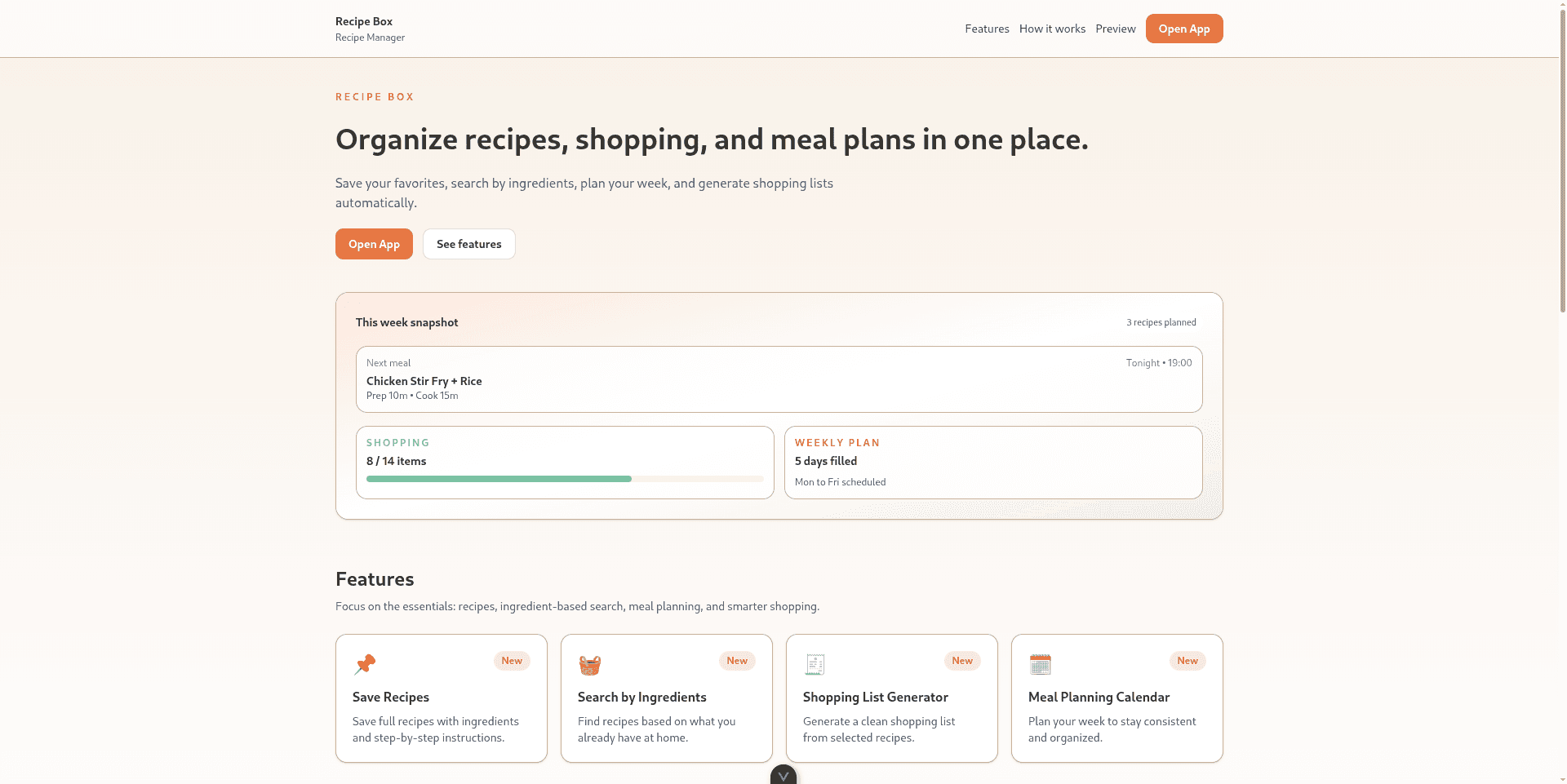 Recipebox detail 1